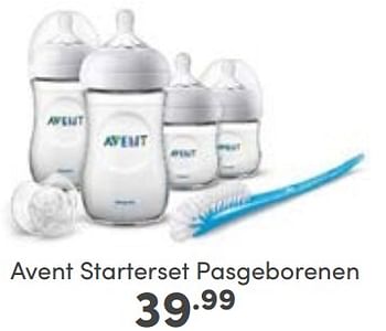 Aanbiedingen Avent starterset pasgeborenen - Philips - Geldig van 19/02/2023 tot 25/02/2023 bij Baby & Tiener Megastore