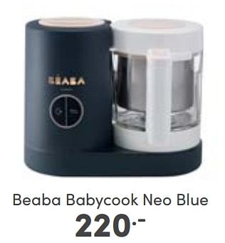 Aanbiedingen Beaba babycook neo blue - Beaba - Geldig van 19/02/2023 tot 25/02/2023 bij Baby & Tiener Megastore