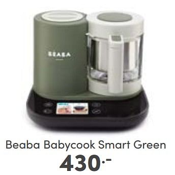 Aanbiedingen Beaba babycook smart green - Beaba - Geldig van 19/02/2023 tot 25/02/2023 bij Baby & Tiener Megastore
