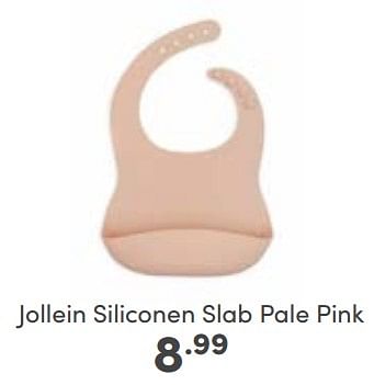 Aanbiedingen Jollein siliconen slab pale pink - Jollein - Geldig van 19/02/2023 tot 25/02/2023 bij Baby & Tiener Megastore