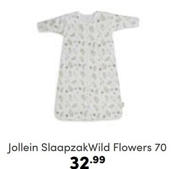 Aanbiedingen Jollein slaapzakwild flowers - Jollein - Geldig van 19/02/2023 tot 25/02/2023 bij Baby & Tiener Megastore