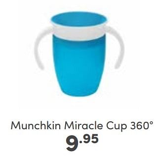 Aanbiedingen Munchkin miracle cup 360° - Munchkin - Geldig van 19/02/2023 tot 25/02/2023 bij Baby & Tiener Megastore