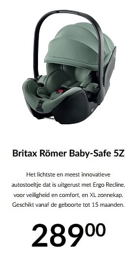 Aanbiedingen Britax römer baby-safe 5z - Britax - Geldig van 15/02/2023 tot 13/03/2023 bij Babypark