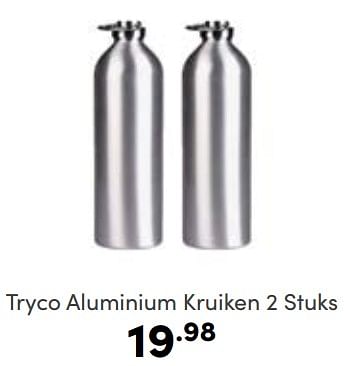 Aanbiedingen Tryco aluminium kruiken - Tryco - Geldig van 19/02/2023 tot 25/02/2023 bij Baby & Tiener Megastore