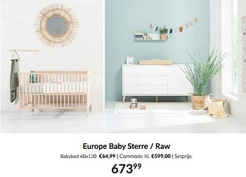 Aanbiedingen Europe baby sterre - raw - Europe baby - Geldig van 15/02/2023 tot 13/03/2023 bij Babypark