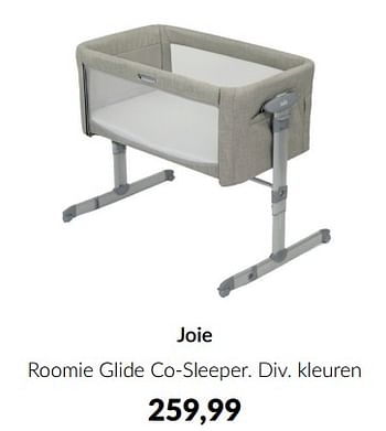 Aanbiedingen Joie roomie glide co-sleeper - Joie - Geldig van 15/02/2023 tot 13/03/2023 bij Babypark