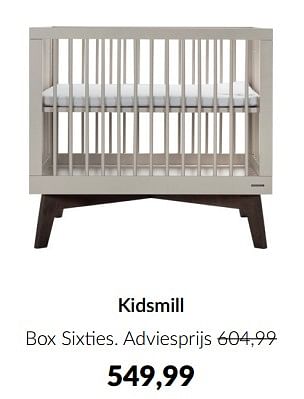 Aanbiedingen Kidsmill box sixties - Kidsmill - Geldig van 15/02/2023 tot 13/03/2023 bij Babypark