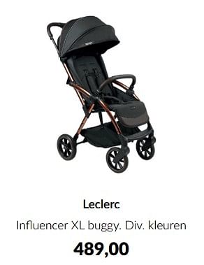 Aanbiedingen Leclerc influencer xl buggy - Leclerc - Geldig van 15/02/2023 tot 13/03/2023 bij Babypark