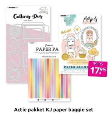 Aanbiedingen Actie pakket kj paper baggie set - Huismerk - Boekenvoordeel - Geldig van 18/02/2023 tot 28/02/2023 bij Boekenvoordeel