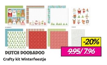 Aanbiedingen Crafty kit winterfeestje - Huismerk - Boekenvoordeel - Geldig van 18/02/2023 tot 28/02/2023 bij Boekenvoordeel