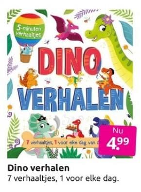 Aanbiedingen Dino verhalen - Huismerk - Boekenvoordeel - Geldig van 18/02/2023 tot 28/02/2023 bij Boekenvoordeel