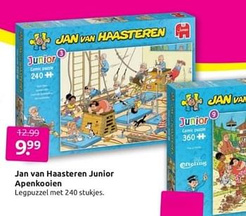 Aanbiedingen Jan van haasteren junior apenkooien - Jumbo - Geldig van 18/02/2023 tot 28/02/2023 bij Boekenvoordeel