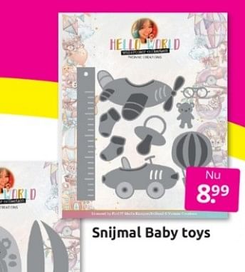 Aanbiedingen Snijmal baby toys - Huismerk - Boekenvoordeel - Geldig van 18/02/2023 tot 28/02/2023 bij Boekenvoordeel