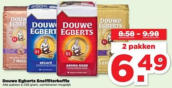 Aanbiedingen Douwe egberts snelfilterkoffie - Douwe Egberts - Geldig van 19/02/2023 tot 25/02/2023 bij Plus