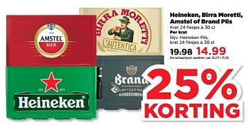 Aanbiedingen Heineken pils - Heineken - Geldig van 19/02/2023 tot 25/02/2023 bij Plus