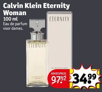 Aanbiedingen Calvin klein eternity woman - Calvin Klein - Geldig van 21/02/2023 tot 26/02/2023 bij Kruidvat