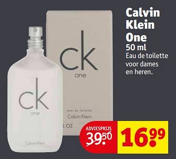 Aanbiedingen Calvin klein one - Calvin Klein - Geldig van 21/02/2023 tot 26/02/2023 bij Kruidvat