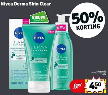 Aanbiedingen Skin clear reinigingsgel - Nivea - Geldig van 21/02/2023 tot 26/02/2023 bij Kruidvat