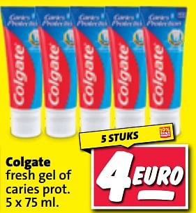 Aanbiedingen Colgate fresh gel of caries prot - Colgate - Geldig van 20/02/2023 tot 26/02/2023 bij Nettorama