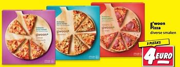 Aanbiedingen G`woon pizza - G'woon - Geldig van 20/02/2023 tot 26/02/2023 bij Nettorama