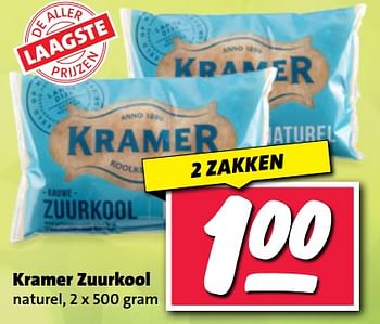 Aanbiedingen Kramer zuurkool - Kramer - Geldig van 20/02/2023 tot 26/02/2023 bij Nettorama