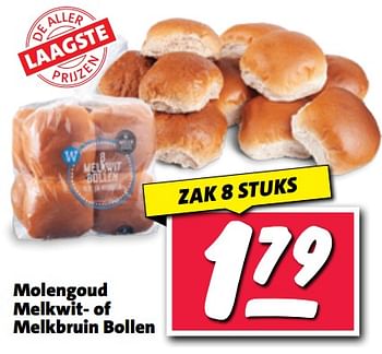 Aanbiedingen Molengoud melkwit- of melkbruin bollen - Huismerk - Nettorama - Geldig van 20/02/2023 tot 26/02/2023 bij Nettorama