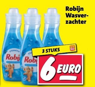 Aanbiedingen Robijn wasverzachter - Robijn - Geldig van 20/02/2023 tot 26/02/2023 bij Nettorama