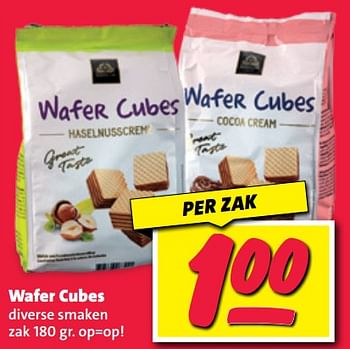 Aanbiedingen Wafer cubes - Huismerk - Nettorama - Geldig van 20/02/2023 tot 26/02/2023 bij Nettorama