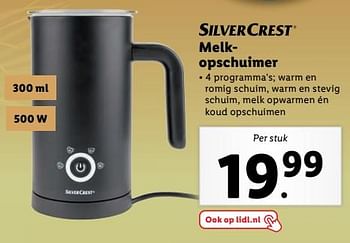 Aanbiedingen Silvercrest melkopschuimer - SilverCrest - Geldig van 20/02/2023 tot 26/02/2023 bij Lidl