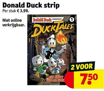 Aanbiedingen Donald duck strip - Huismerk - Kruidvat - Geldig van 21/02/2023 tot 26/02/2023 bij Kruidvat