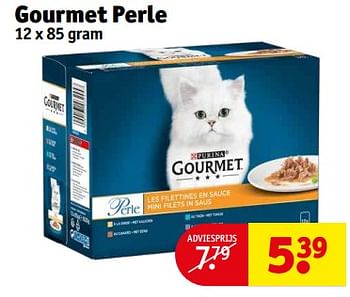 Aanbiedingen Gourmet perle - Purina - Geldig van 21/02/2023 tot 26/02/2023 bij Kruidvat