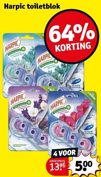 Aanbiedingen Harpic toiletblok - Harpic - Geldig van 21/02/2023 tot 26/02/2023 bij Kruidvat