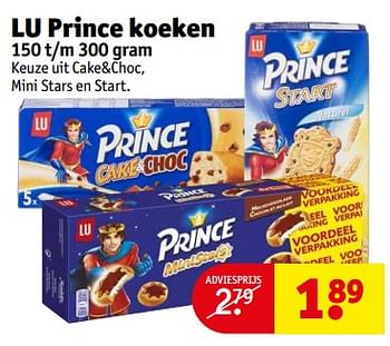 Aanbiedingen Lu prince koeken - Lu - Geldig van 21/02/2023 tot 26/02/2023 bij Kruidvat