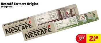 Aanbiedingen Nescafé farmers origins - Nescafe - Geldig van 21/02/2023 tot 26/02/2023 bij Kruidvat