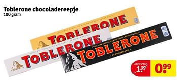 Aanbiedingen Toblerone chocoladereepje - Toblerone - Geldig van 21/02/2023 tot 26/02/2023 bij Kruidvat
