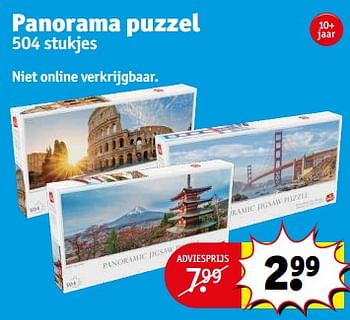 Aanbiedingen Panorama puzzel - Huismerk - Kruidvat - Geldig van 21/02/2023 tot 26/02/2023 bij Kruidvat