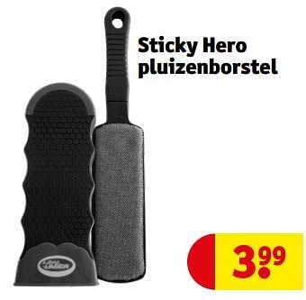 Aanbiedingen Sticky hero pluizenborstel - Huismerk - Kruidvat - Geldig van 21/02/2023 tot 26/02/2023 bij Kruidvat