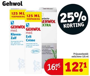 Aanbiedingen Eeltcrème - Gehwol - Geldig van 21/02/2023 tot 26/02/2023 bij Kruidvat