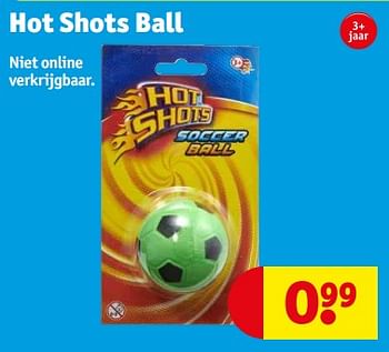 Aanbiedingen Hot shots ball - Huismerk - Kruidvat - Geldig van 21/02/2023 tot 26/02/2023 bij Kruidvat