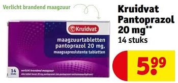 Aanbiedingen Kruidvat pantoprazol - Huismerk - Kruidvat - Geldig van 21/02/2023 tot 26/02/2023 bij Kruidvat