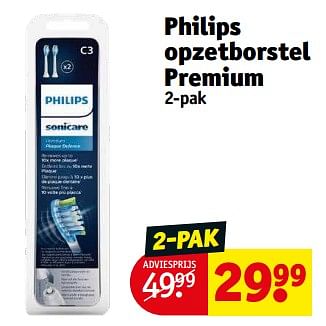 Aanbiedingen Philips opzetborstel premium - Philips - Geldig van 21/02/2023 tot 26/02/2023 bij Kruidvat