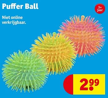 Aanbiedingen Puffer ball - Huismerk - Kruidvat - Geldig van 21/02/2023 tot 26/02/2023 bij Kruidvat