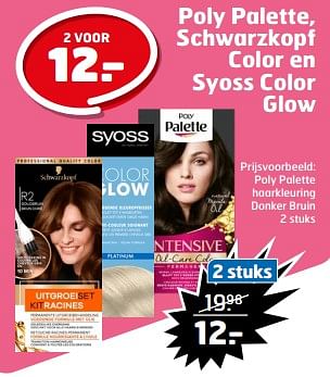 Aanbiedingen Poly palette haarkleuring donker bruin - Poly palette - Geldig van 21/02/2023 tot 05/03/2023 bij Trekpleister