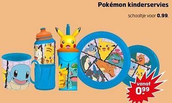 Aanbiedingen Pokémon kinderservies schaaltje - Pokemon - Geldig van 21/02/2023 tot 05/03/2023 bij Trekpleister