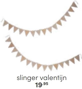Aanbiedingen Slinger valentijn - Huismerk - Baby &amp; Tiener Megastore - Geldig van 26/02/2023 tot 11/03/2023 bij Baby & Tiener Megastore