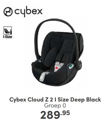 Aanbiedingen Cybex cloud z 2 i size deep black - Cybex - Geldig van 26/02/2023 tot 04/03/2023 bij Baby & Tiener Megastore