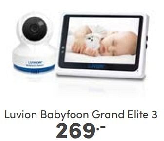 Aanbiedingen Luvion babyfoon grand elite 3 - Luvion - Geldig van 26/02/2023 tot 04/03/2023 bij Baby & Tiener Megastore
