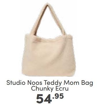 Aanbiedingen Studio noos teddy mom bag chunky ecru - Studio Noos - Geldig van 26/02/2023 tot 04/03/2023 bij Baby & Tiener Megastore