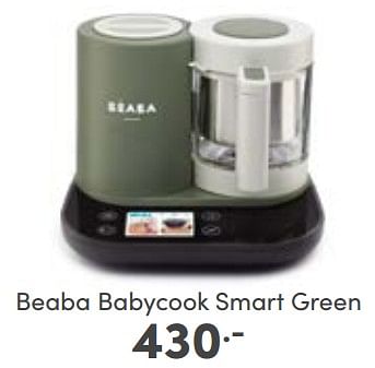 Aanbiedingen Beaba babycook smart green - Beaba - Geldig van 26/02/2023 tot 04/03/2023 bij Baby & Tiener Megastore