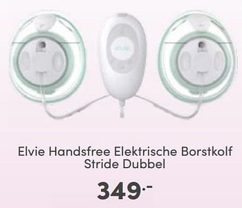 Aanbiedingen Elvie handsfree elektrische borstkolf stride dubbel - Elvie - Geldig van 26/02/2023 tot 04/03/2023 bij Baby & Tiener Megastore